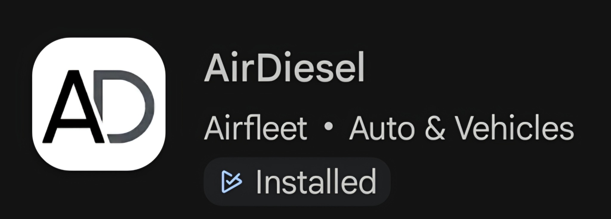 AirDiesel app listing